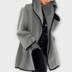 Sherry - Eleganter Trench Mantel in Grau
