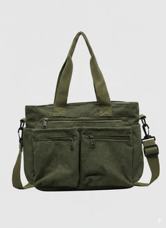 OLIVA Tote | Vielseitige und Stilvolle Tasche aus Hochwertigem Cord in Green