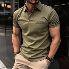 Beckham - Herren Polo‑Shirt in Grün