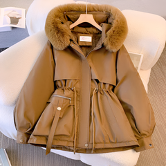 Marlen™ | Eleganter Wintermantel in Braun