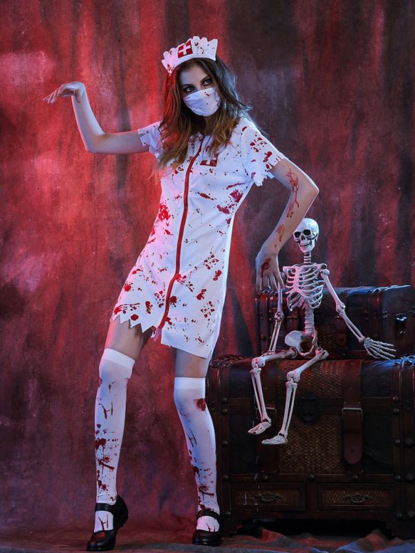 Blutige Krankenschwester Halloween Kostüm