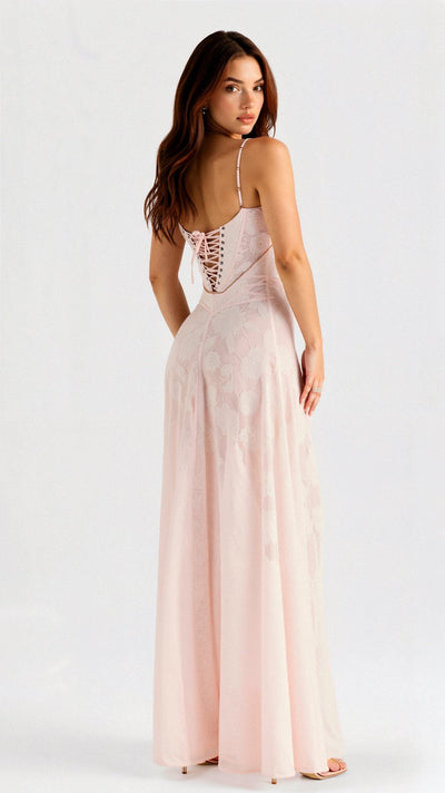 Hannah - Maxikleid - Spitzenrücken