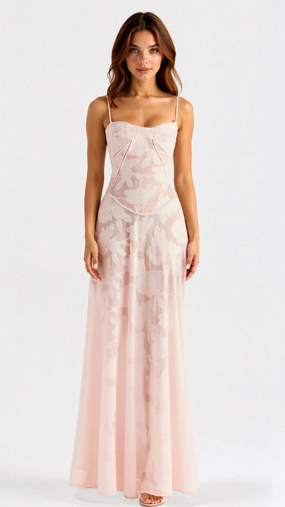 Hannah - Maxikleid - Spitzenrücken