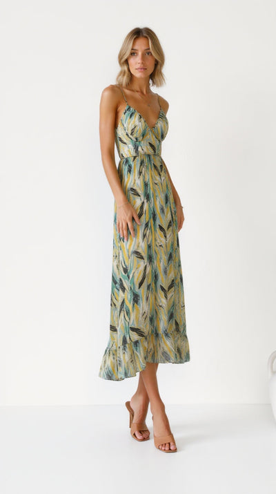 Hanne - Ärmelloses Kleid mit Blumendruck - Frühlingsmode
