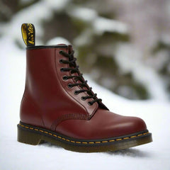 Lincoln™ - Hochgeschnittene Lederstiefel in Rot