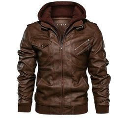David - Lederjacke Für Herren in Braun