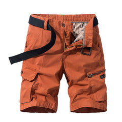 Elrick | Herren Cargo Kurze Hosen | Bequem in Orange