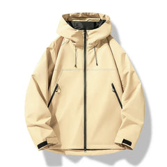 Heinrich | Herren Wasserdichte Shell Jacke mit Kapuze in Gelb