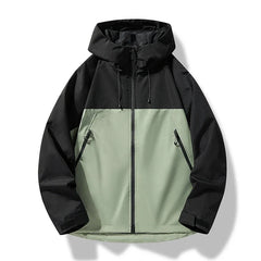 Heinrich | Herren Wasserdichte Shell Jacke mit Kapuze in Grün