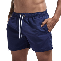 Atmungsaktive Herren-Badeshorts für den Sommer - Merlin in Dunkelblau