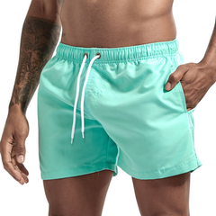 Atmungsaktive Herren-Badeshorts für den Sommer - Merlin in Grün