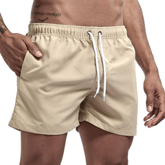 Atmungsaktive Herren-Badeshorts für den Sommer - Merlin in Kaffee