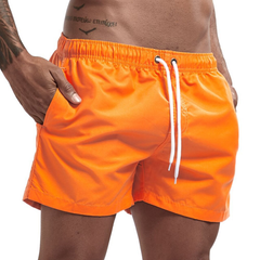 Atmungsaktive Herren-Badeshorts für den Sommer - Merlin in Orange