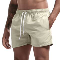 Atmungsaktive Herren-Badeshorts für den Sommer - Merlin in Salie