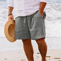 Herren atmungsaktive Strandshorts | Kurze in Grau