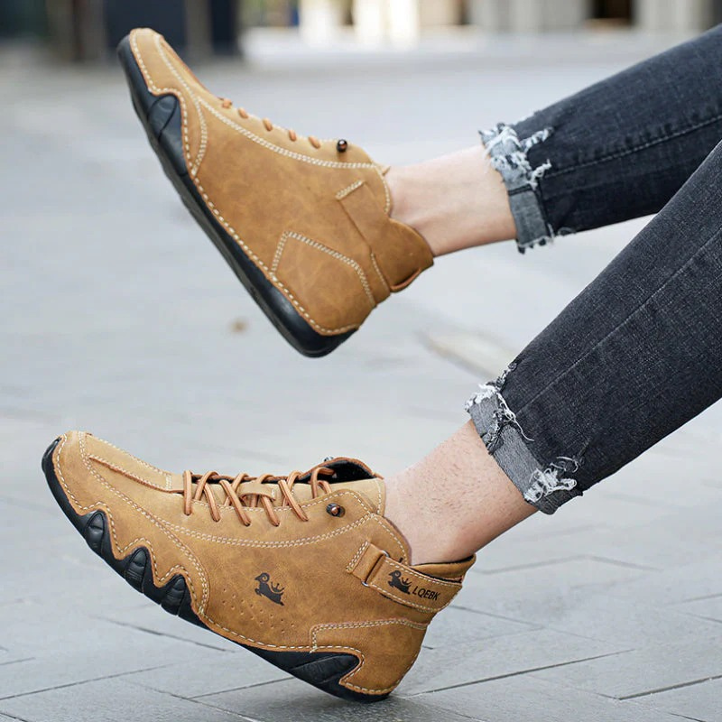 Herren bequeme Stiefeletten | Barfuß