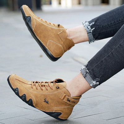 Herren bequeme Stiefeletten | Barfuß