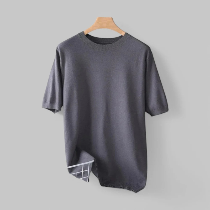 Herren bequemes klassisches T-Shirt | Kurzarm