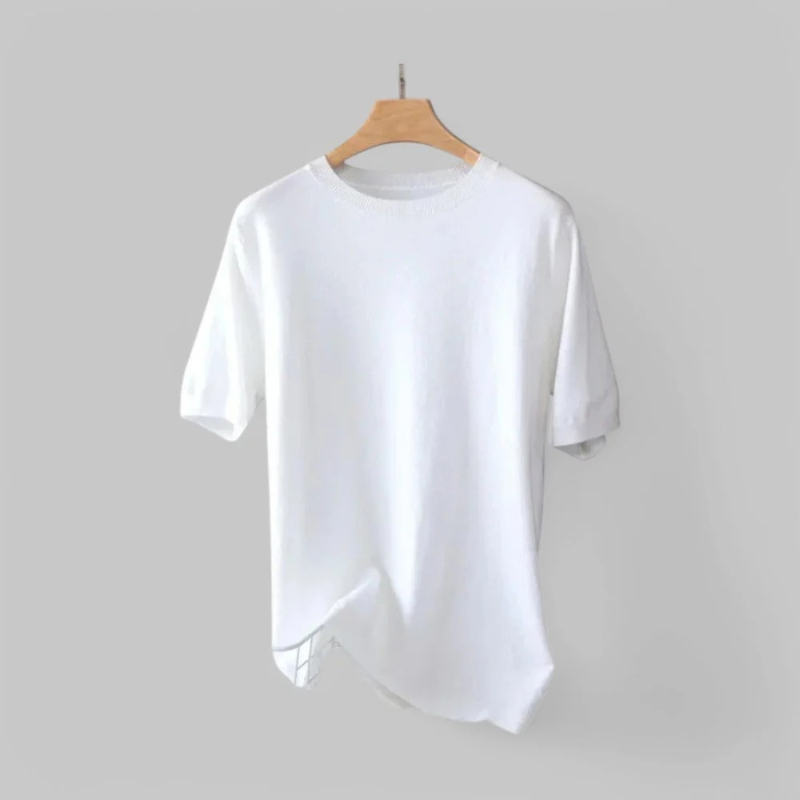 Herren bequemes klassisches T-Shirt | Kurzarm