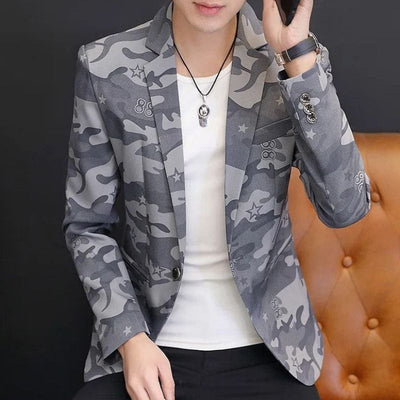 Herren Casual Camouflage Jacke - Warner