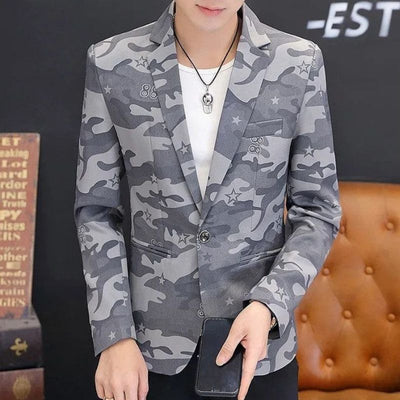 Herren Casual Camouflage Jacke - Warner