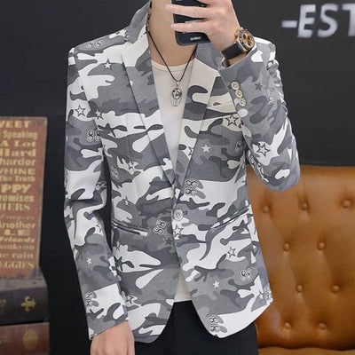 Herren Casual Camouflage Jacke - Warner