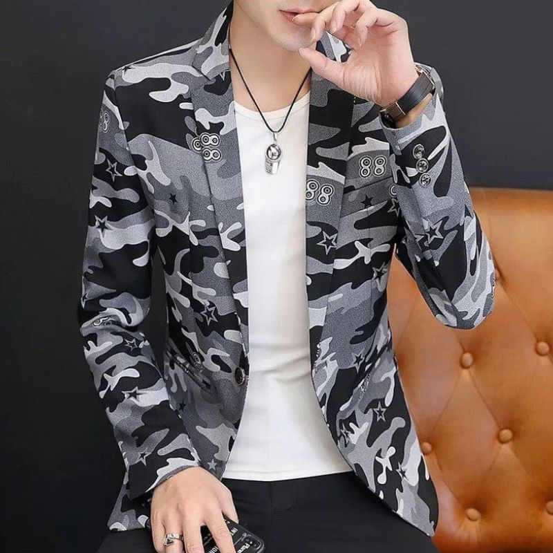 Herren Casual Camouflage Jacke - Warner