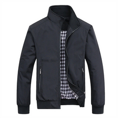 Herren elegante Bürojacke | Wasserdichte in Schwarz