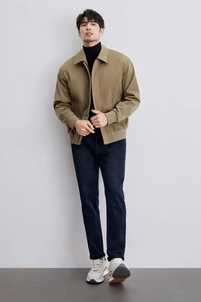 Herren elegante Herbstjacke | Warme