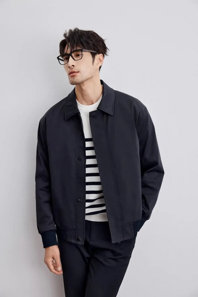 Herren elegante Herbstjacke | Warme