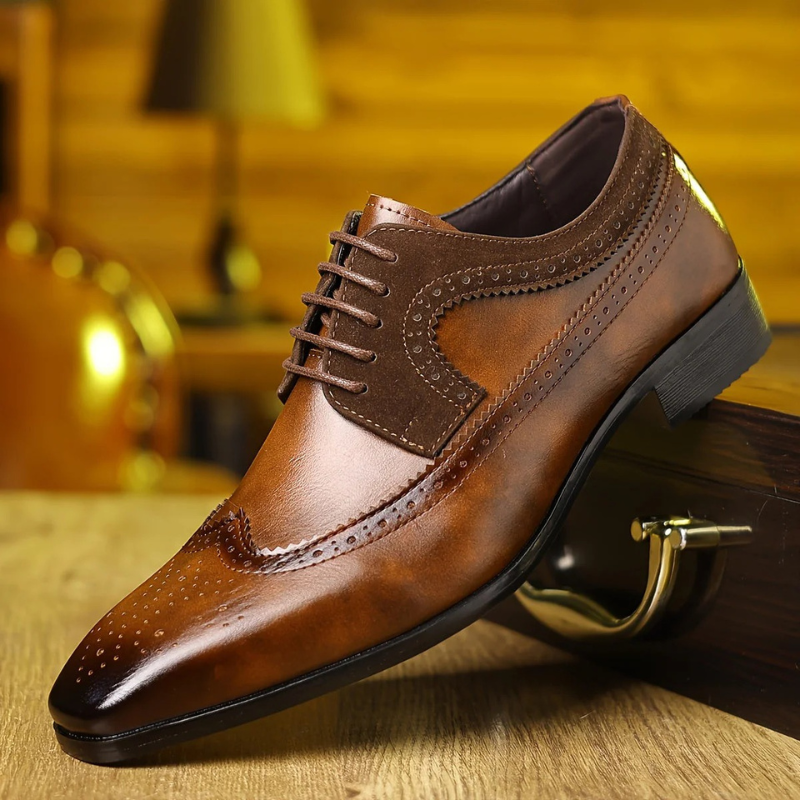 Herren elegante Oxford-Anzugschuhe | Anzug