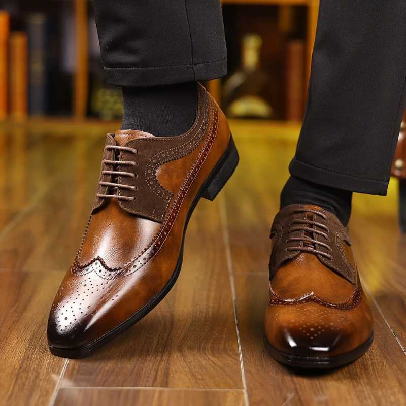 Herren elegante Oxford-Anzugschuhe | Anzug