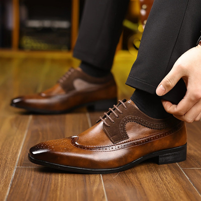 Herren elegante Oxford-Anzugschuhe | Anzug