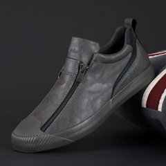 Herren elegante Sneaker | Bequem in Grau