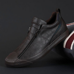 Herren elegante Sneaker | Bequem in Kaffee