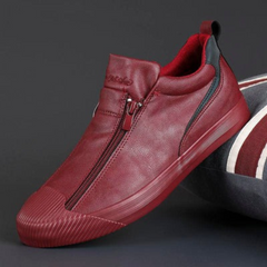 Herren elegante Sneaker | Bequem in Rot
