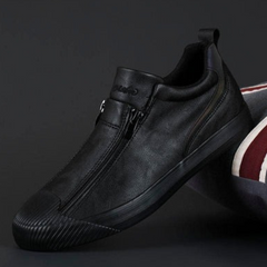 Herren elegante Sneaker | Bequem in Schwarz
