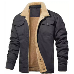 Herren eleganter Bomberjacke | Bomber in Dunkelgrau