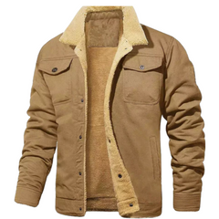 Herren eleganter Bomberjacke | Bomber in Khaki