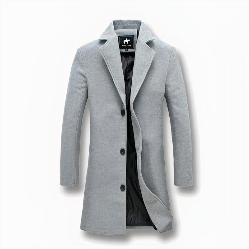 Herren eleganter Büromantel | Lang