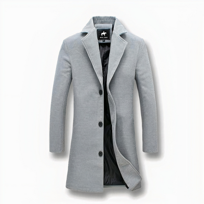 Herren eleganter Büromantel | Lang