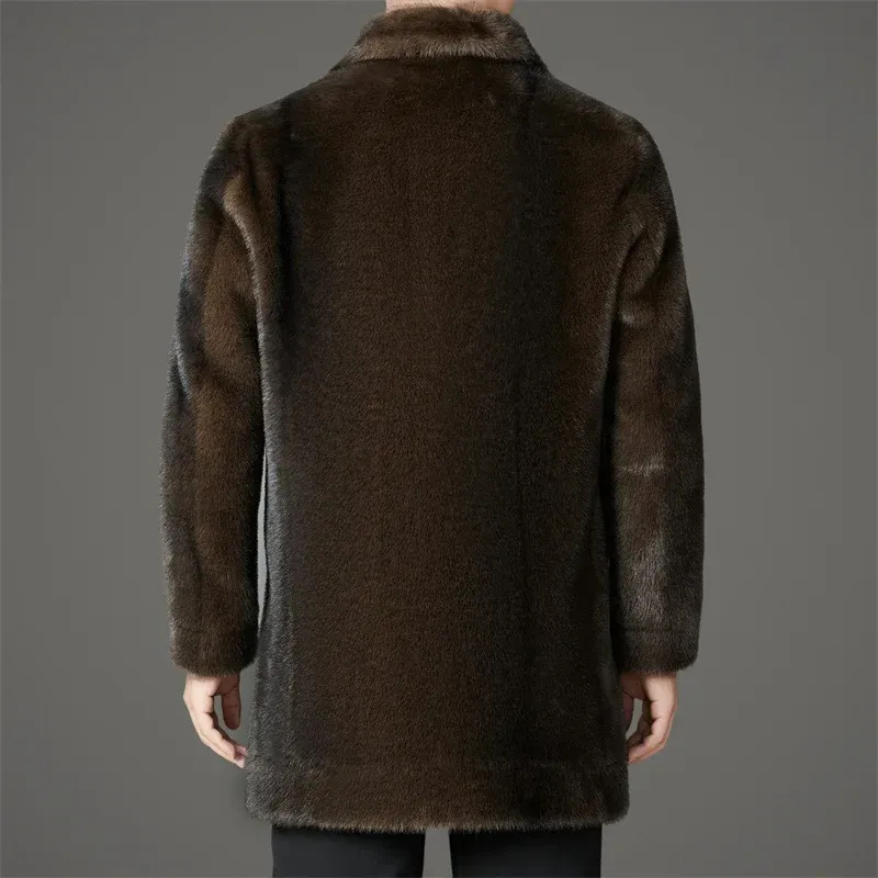 Herren eleganter weicher Mantel | Winter