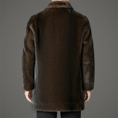 Herren eleganter weicher Mantel | Winter