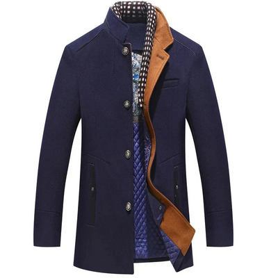 Herren eleganter Wintermantel | Warme