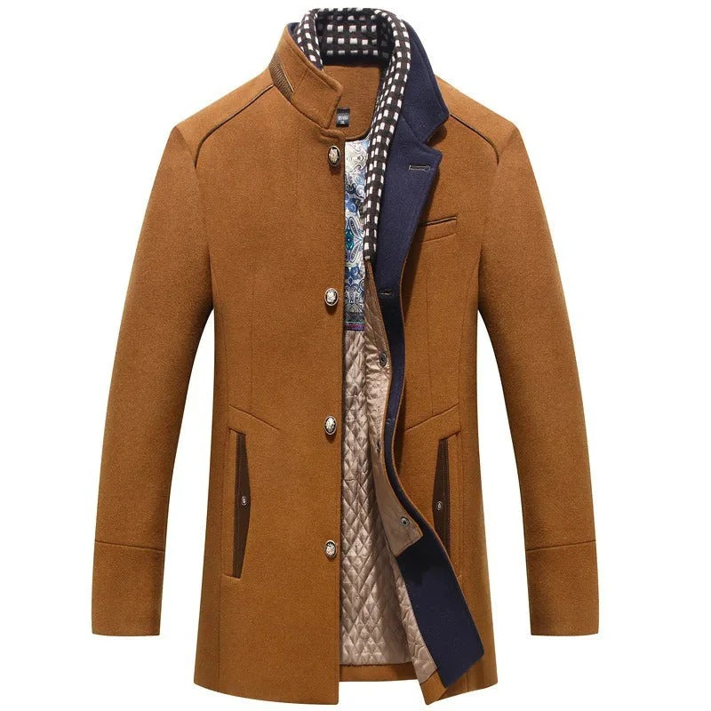 Herren eleganter Wintermantel | Warme