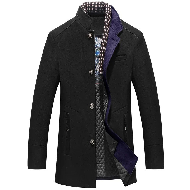 Herren eleganter Wintermantel | Warme