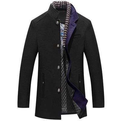 Herren eleganter Wintermantel | Warme