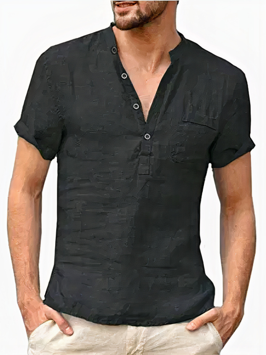 Herren elegantes zeitloses Hemd | Kurzarm