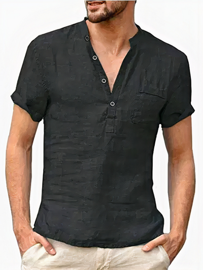 Herren elegantes zeitloses Hemd | Kurzarm