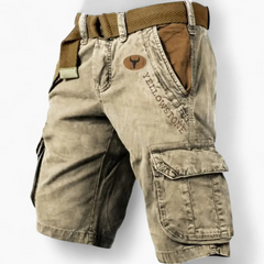 Herren klassische strapazierfähige Cargo-Shorts | Kurze in Khaki